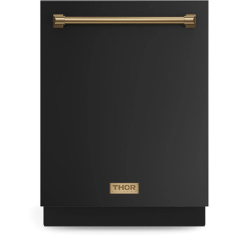 Thor Gordon Ramsay Series 24 Inch Built-In Fully Integrated Dishwasher in Matte Black: Bronze