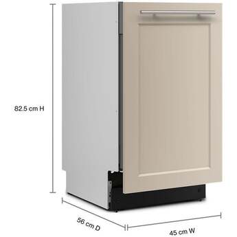 Whirlpool 18 Inch Built-In Diswasher With Stainless Steel Tub: Panel Ready — thumbnail 13