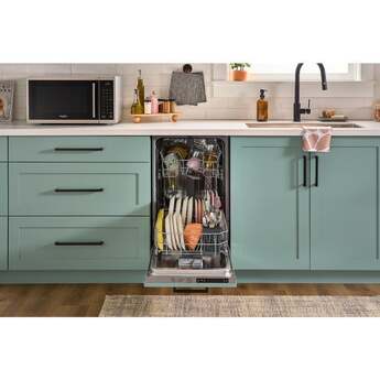 Whirlpool 18 Inch Built-In Diswasher With Stainless Steel Tub: Panel Ready — thumbnail 5