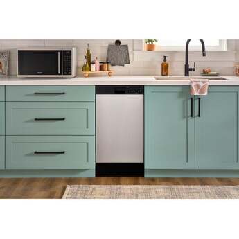 Whirlpool 18 Inch Built-In Diswasher With Stainless Steel Tub, Half Load Cycle, Triple Spray Arms And Front Controls: Stainless Steel — thumbnail 10