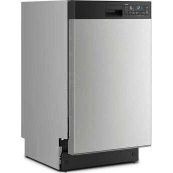 Whirlpool 18 Inch Built-In Diswasher With Stainless Steel Tub, Half Load Cycle, Triple Spray Arms And Front Controls: Stainless Steel — thumbnail 11