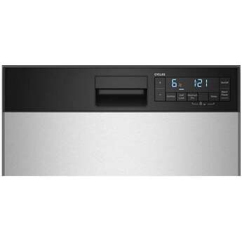 Whirlpool 18 Inch Built-In Diswasher With Stainless Steel Tub, Half Load Cycle, Triple Spray Arms And Front Controls: Stainless Steel — thumbnail 14