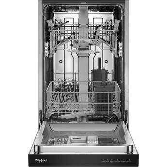 Whirlpool 18 Inch Built-In Diswasher With Stainless Steel Tub, Half Load Cycle, Triple Spray Arms And Front Controls: Stainless Steel — thumbnail 15