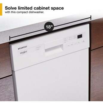 Whirlpool WDPS5118PW 18 Inch Compact Dishwasher White — thumbnail 11