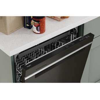 Whirlpool WDPS7024RV 24 Inch Stainless Steel Tub Dishwasher Black Stainless Steel — thumbnail 2