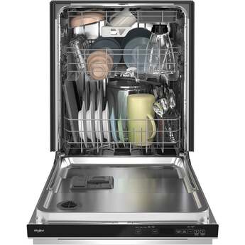 Whirlpool WDPS7024RV 24 Inch Stainless Steel Tub Dishwasher Black Stainless Steel — thumbnail 4