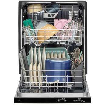 Whirlpool WDPS7024RV 24 Inch Stainless Steel Tub Dishwasher Black Stainless Steel — thumbnail 48