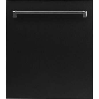 Z Line ZLINE DWBLM24 24 Inch Black Matte Built In Fully Integrated Dishwasher