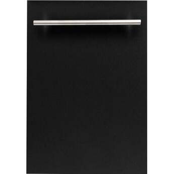 Z Line ZLINE DWBLMH18 18 Inch Black Matte Built In Fully Integrated Dishwasher