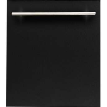 Z Line ZLINE DWBLMH24 24 Inch Black Matte Built In Fully Integrated Dishwasher