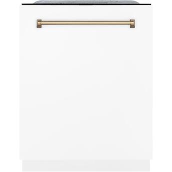 Z Line ZLINE DWMTZWM24CB  Autograph Edition Series 24 Inch White Matte Built-In Fully I