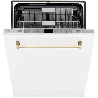 Z Line ZLINE DWMTZWM24G Autograph Edition Series 24 Inch White Matte Built-In Fully In — thumbnail 2