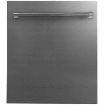 Z Line ZLINE DWSNH24 24 Inch DuraSnow Stainless Steel Built-In Fully Integrated Dishwas