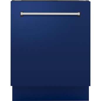 Z Line ZLINE DWVBG24  Tallac Series 24 Inch Blue Gloss Built-In Fully Integrated Dishwa