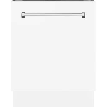 Z Line ZLINE DWVWM24  Tallac Series 24 Inch White Matte Built-In Fully Integrated Dishw