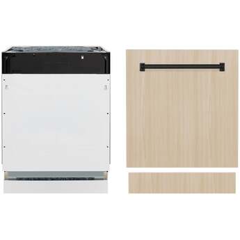 Z Line Autograph Edition 24" 3rd Rack Top Control Tall Tub Dishwasher: Panel Ready With Matte Black Handle — thumbnail 3