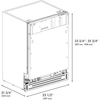 Z Line Autograph Edition 24" 3rd Rack Top Control Tall Tub Dishwasher: Panel Ready With Matte Black Handle — thumbnail 9