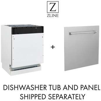 Z Line Autograph Edition 18" Compact 3rd Rack Top Control Dishwasher: Black Stainless Steel With Polished Gold Handle — thumbnail 8