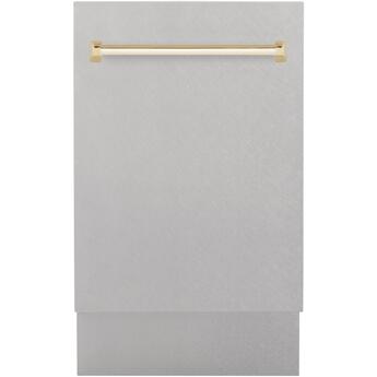 Z Line ZLINE DWVZSN18G  Autograph Edition Series 18 Inch DuraSnow Stainless Steel Built