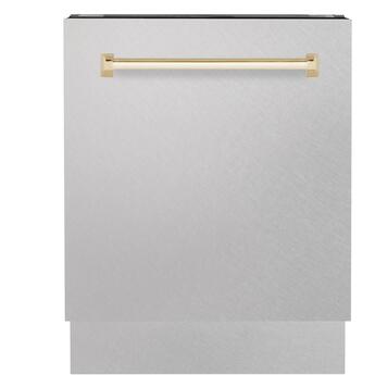 Z Line ZLINE DWVZSN24G  Autograph Edition Series 24 Inch DuraSnow Stainless Steel Built