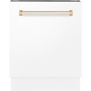 Z Line ZLINE DWVZWM24G  Autograph Edition Series 24 Inch White Matte Built-In Fully Int