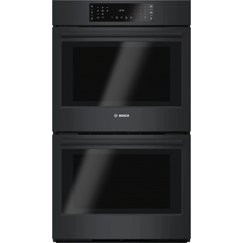 Bosch 800 Series 30" Black Electric Double Wall Oven - Convection