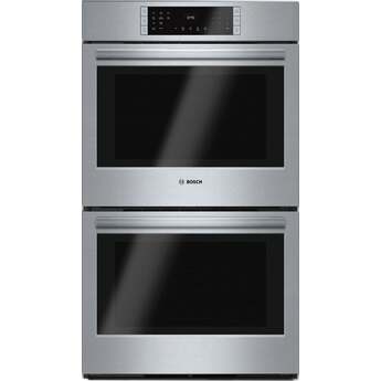 Bosch 800 Series 27" Stainless Steel Electric Double Wall Oven - Convection
