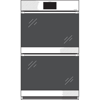Cafe 30" Platinum Electric Double Wall Oven - Convection — thumbnail 3