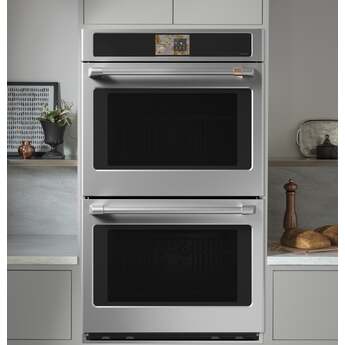 Cafe Professional Series 30 Inch Smart Built-In Convection Double Wall Oven: Stainless — thumbnail 4