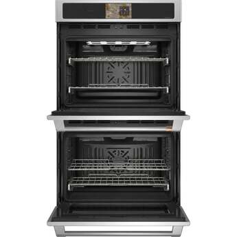 Cafe Professional Series 30 Inch Smart Built-In Convection Double Wall Oven with In-Oven Camera: Stainless — thumbnail 2