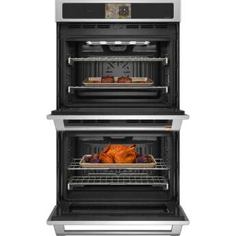 Cafe Professional Series 30 Inch Smart Built-In Convection Double Wall Oven with In-Oven Camera: Stainless — thumbnail 3