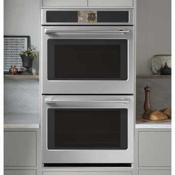 Cafe Professional Series 30 Inch Smart Built-In Convection Double Wall Oven with In-Oven Camera: Stainless — thumbnail 4