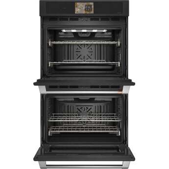 Cafe Professional Series 30 Inch Smart Built-In Convection Double Wall Oven with In-Oven Camera: Matte Black — thumbnail 2