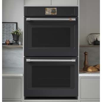 Cafe Professional Series 30 Inch Smart Built-In Convection Double Wall Oven with In-Oven Camera: Matte Black — thumbnail 4