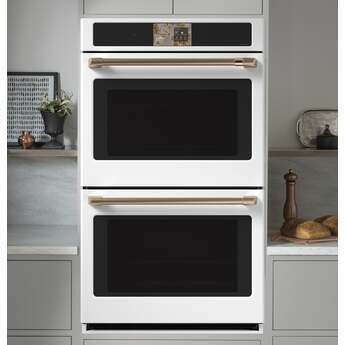 Cafe Professional Series 30 Inch Smart Built-In Convection Double Wall Oven with In-Oven Camera: Matte White — thumbnail 4