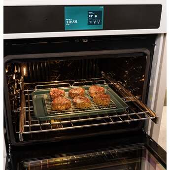 Cafe Professional Series 30 Inch Smart Built-In Convection Double Wall Oven with In-Oven Camera: Matte White — thumbnail 9