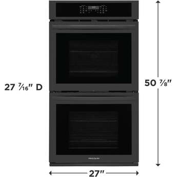 Frigidaire 27 Inch Double Electric Wall Oven: Black — thumbnail 10