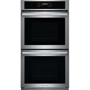 Frigidaire 27 Inch Double Electric Wall Oven: Stainless Steel