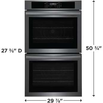 Frigidaire 30 Inch Built-In Double Electric Wall Oven: Black Stainless Steel — thumbnail 10