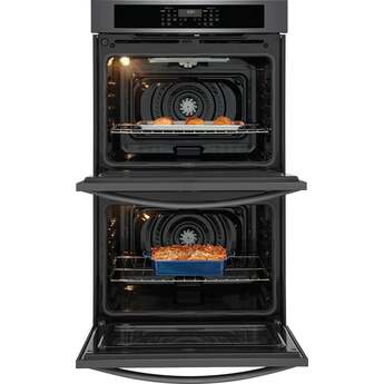 Frigidaire 30 Inch Built-In Double Electric Wall Oven: Black Stainless Steel — thumbnail 4
