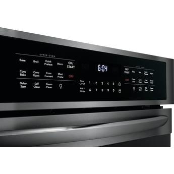 Frigidaire Gallery 27" 7.6 cu. ft. Black Stainless Steel Double Electric Wall Oven - Convection — thumbnail 2