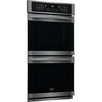 Frigidaire Gallery 27" 7.6 cu. ft. Black Stainless Steel Double Electric Wall Oven - Convection — thumbnail 3