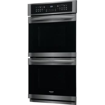 Frigidaire Gallery 27" 7.6 cu. ft. Black Stainless Steel Double Electric Wall Oven - Convection — thumbnail 4