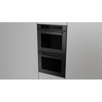 Fulgor Milano F7MDP30MB1 30 Inch Matteo 700 Series Convection Double Oven, Self Clean: Matte Matte Black