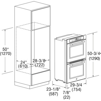 Fulgor Milano F7MDP30S1 30 Inch Matteo 700 Series Convection Double Oven, Self Clean: Stainless Steel — thumbnail 10