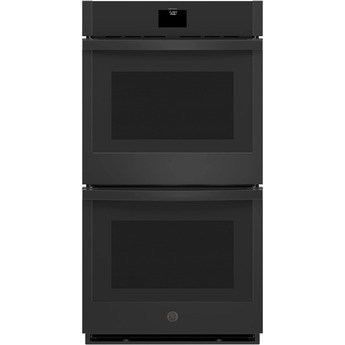 GE 27" Black Electric Double Wall Oven - Convection
