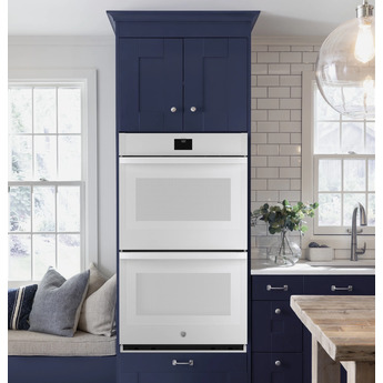 GE 27" White Electric Double Wall Oven - Convection — thumbnail 29