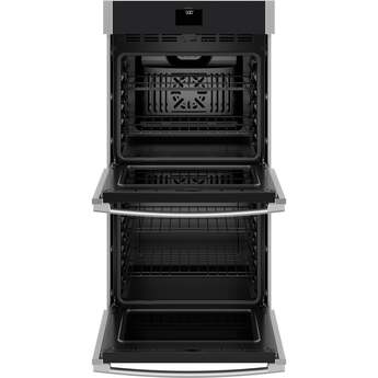 GE 27" 8.6 CuFt Conv (Upper), Trad (Lower) Glass-Tch Cntrls Direct Air Conv Prec Ckg, Hot-Air Fry ADA Compliant Built in WIFI with Bluetooth: Stainless Steel — thumbnail 6