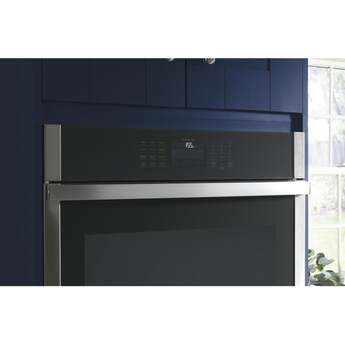 GE 27" 8.6 CuFt Conv (Upper), Trad (Lower) Glass-Tch Cntrls Direct Air Conv Prec Ckg, Hot-Air Fry ADA Compliant Built in WIFI with Bluetooth: Stainless Steel — thumbnail 8