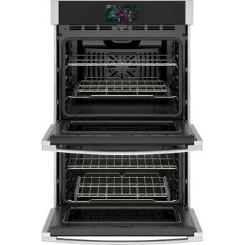 GE Profile 27 Inch Smart Built-In Convection Double Wall Oven With No Preheat Air Fry, Precision Cooking, and Microphone: Stainless Steel — thumbnail 3
